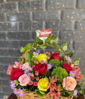 Canasta Primavera — arreglo floral Florería Casablanca Torreón