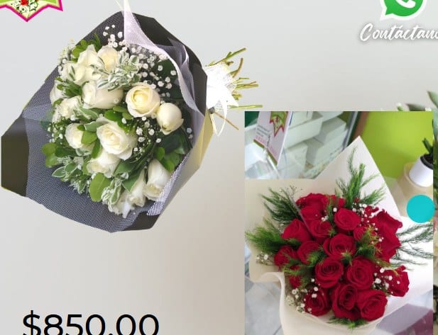 Bouquet 24 Rosas — arreglo floral Florería Casablanca Torreón
