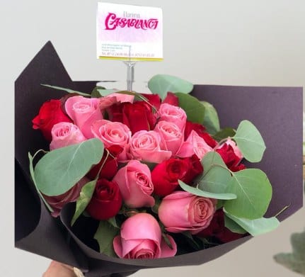 24 Rosas Rosadas Combinadas — arreglo floral Florería Casablanca Torreón