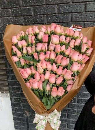 Ramo 100 Rosas — arreglo floral Florería Casablanca Torreón